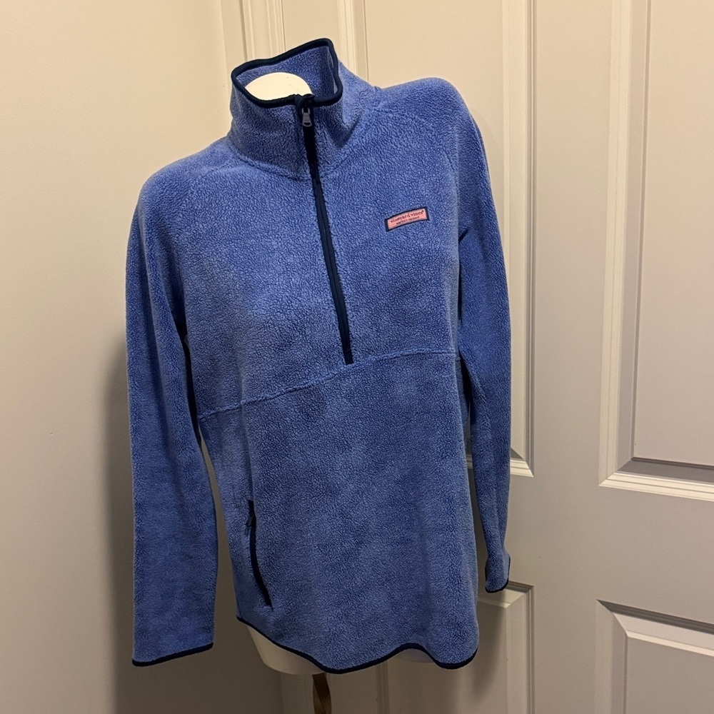 Vineyard Vines Women's Cowl Neck Sweater in Blue